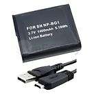 For Sony CyberShot DSC H70 NP BG1 Battery+VMC MD​3 USB Charging 