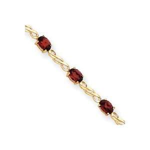  14k Garnet Bracelet Jewelry