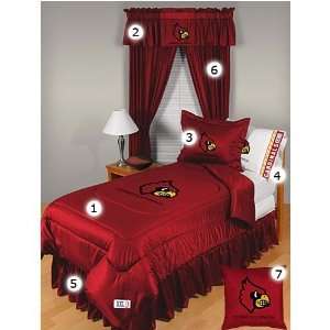 Louisville Cardinals Twin Size Locker Room Bedroom Set:  