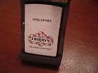 tgi fridays singapore zippo lighter 1995 