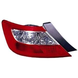   Civic Driver Side Replacement Taillight Unit without Bulb: Automotive