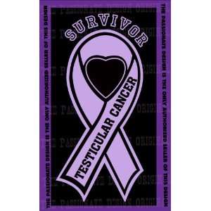  Testicular Cancer Ribbon Decal 4 X 7 Everything Else