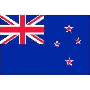  3 x 5 Feet New Zealand Poly   outdoor International Flag 