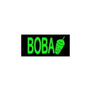  Boba Tea Simulated Neon Sign 12 x 27: Home Improvement