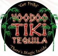 MINIATURE ~ VOODOO TIKI PLATINUM SILVER TEQUILA  