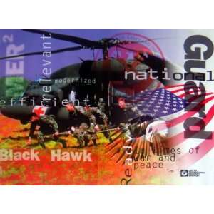  Sikorsky, National Guard Blackhawk Helicopter Poster 