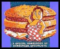 1950s Bobs Big Boy Hamburgers Contour Matchcover  CA  