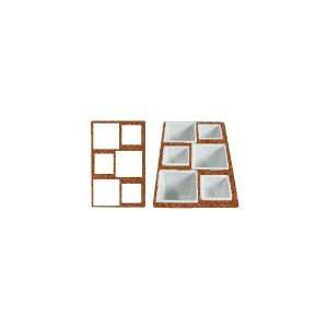   Tile System W/ 6 Square Openings, Terra Cotta   T0A3T