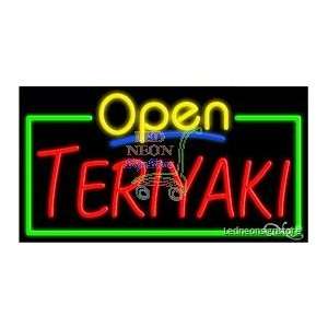  Teriyaki Neon Sign 20 Tall x 37 Wide x 3 Deep 