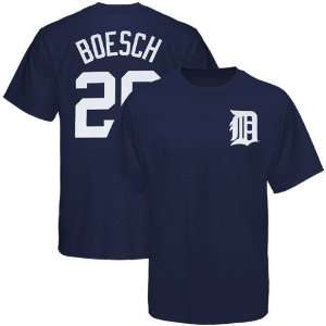   Tigers #26 Brennan Boesch Navy Blue Player T shirt