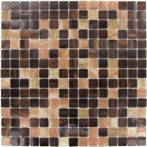 Bon appetit glitter 3/4 x 3/4 mesh mounted glass mosaic in souk