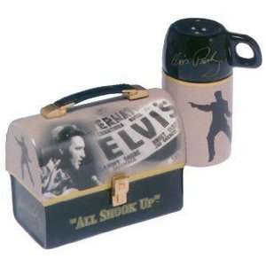 Elvis Presley Dome Lunch Box Salt & Pepper Shakers  