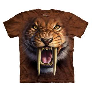 NEW THE MOUNTAIN SABRETOOTH TIGER FACE SIZE XXL SABRE TOOTH T TEE 