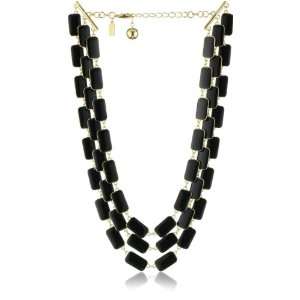    Kate Spade New York Park Guell 3 Row Bib Necklace: Jewelry