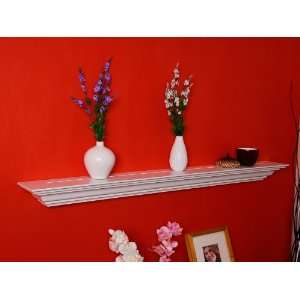   Inch x 5.25 Inch Corona Crown Molding Wall Shelf White: Home & Kitchen