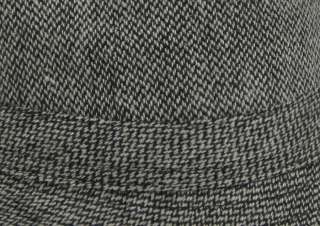   Gray grey cloth sizearound #57cm fedora cap bucket hat & gift  