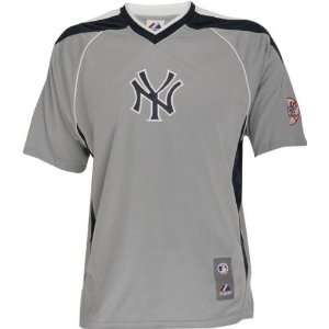    New York Yankees Grey Impact V Neck Jersey