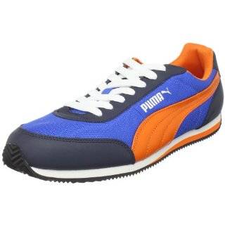   Mens Rio Racer Sneaker,Puma Royal/Team Orange/New Navy,7.5 D(M) US