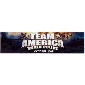  Team America World Police Movie Bumper Sticker Strip 