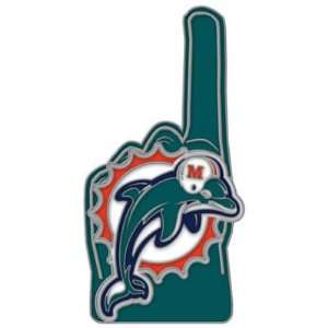  MIAMI DOLPHINS OFFICIAL LOGO LAPEL PIN: Sports & Outdoors