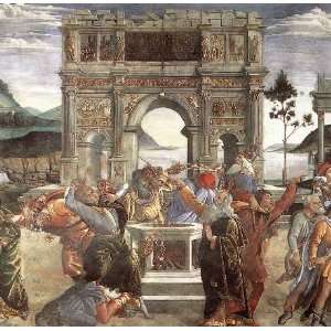   Punishment of Korah detail 1, By Botticelli Sandro 