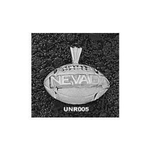  Nevada Wolf Pack Sterling Silver NEVADA Football 