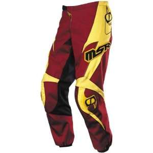  MSR Racing Youth Axxis Pants   Youth 22/Yellow: Automotive