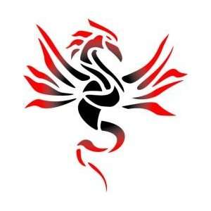  Tattoo Stencil   Flying Dragon   #113 Health & Personal 
