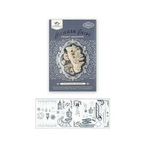 Tattered Angels Glimmer Chipboard Shapes   30PK/Stamped