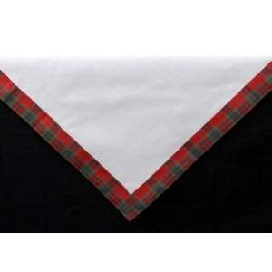   Plaid with White Centre Design derived from Scottish Tartan. Home