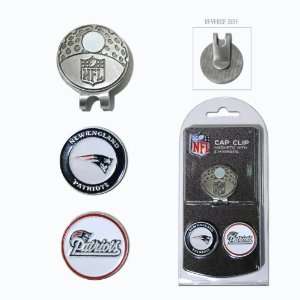  NFL New England Patriots Cap Clip With 2 Markers: Sports 