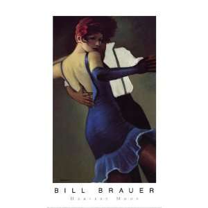   : Harvest Moon Poster by Bill Brauer (14.00 x 20.00): Home & Kitchen