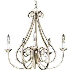   Scroll Chandelier R101081, Color  Tannery Bronze