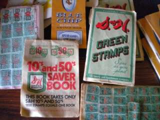 VINTAGE Green Stamp and Blue Chip Collection  