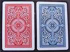 kem arrow red blue bridge plastic playing cards 2 dcks jumbo index 