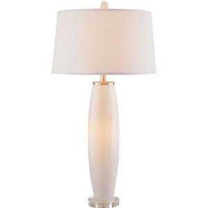    Lite Source LS 2915WHT Maddock Table Lamp: Home Improvement