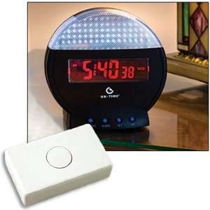  Remote Visual Doorbell Clock Rings & Lights Up Everything 