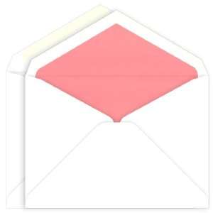  Double Wedding Envelopes   Tiffany White Pink Grapefruit Lined 