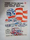 VTG NATIONAL SPORTS RACES NELSON LEDGES RACE CAR POSTER