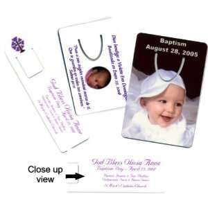  Baptism Bookmarks  Personalized Baptism Favors: Baby