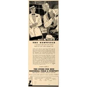 1936 Ad Kentfield Marshall Field Wabash Clothing Men   Original Print 