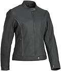 Womens Audrey Talbot Perforated Leather Jacket Small  