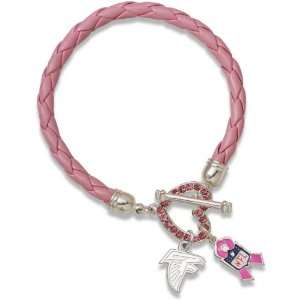   Falcons Breast Cancer Awareness Pink Rope Bracelet