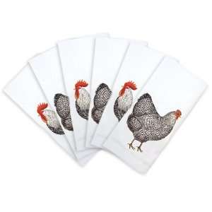  Farmhouse Chickens Napkin Bundle: Kitchen & Dining