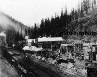 Taft Montana ghost town,Trains, Railroad photo 1908  