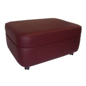   Rectangle Non Storage Ottoman Material Vinyl   Brick