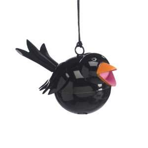  Black Crow Bird Bell Ornament #Mw 969106: Home & Kitchen