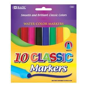   Broad Line Jumbo Watercolor Markers, Case Pack 12: Office Products
