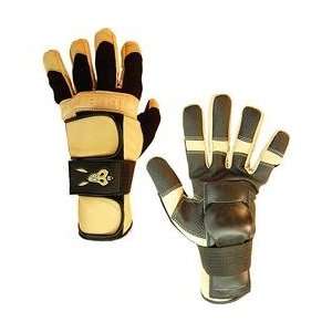 Hillbilly Full Finger Wrist Guard Gloves, X Large  Sports 