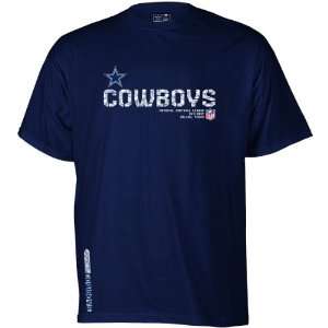  Dallas Cowboys Sideline Tacon Short Sleeve Navy T Shirt 4 